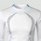 Camiseta técnica de manga larga para hombre - Capa base de secado rápido - Running y senderismo