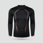 Camiseta técnica de manga larga para hombre - Capa base de secado rápido - Running y senderismo
