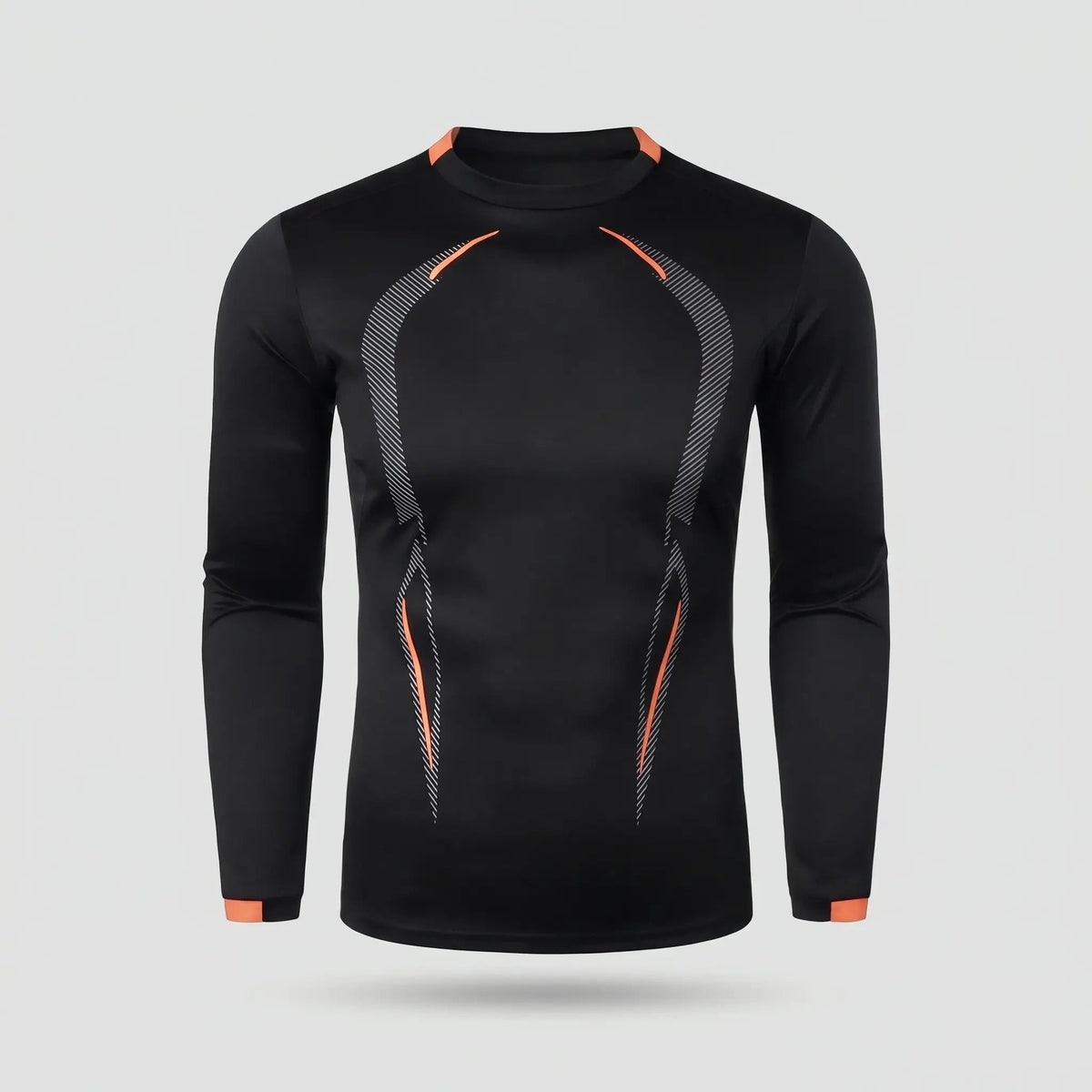 Camiseta técnica de manga larga para hombre - Capa base de secado rápido - Running y senderismo