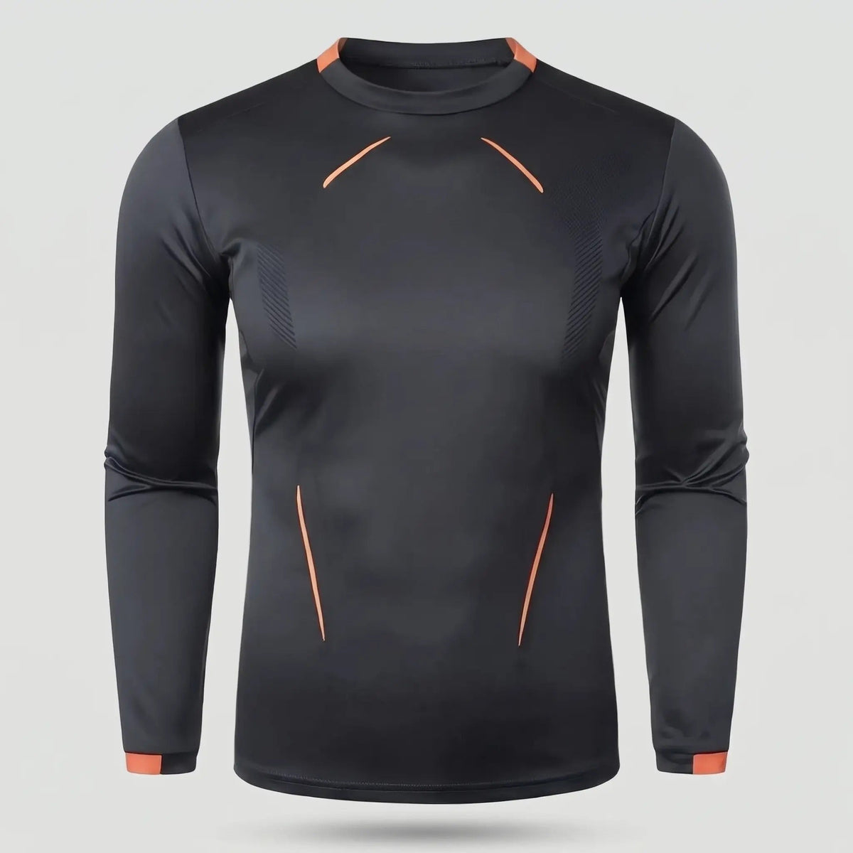 Camiseta técnica de manga larga para hombre - Capa base de secado rápido - Running y senderismo