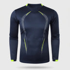 Camiseta técnica de manga larga para hombre - Capa base de secado rápido - Running y senderismo
