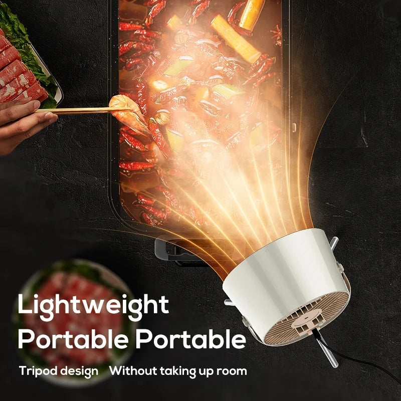 Campana extractora mini portátil para cocina