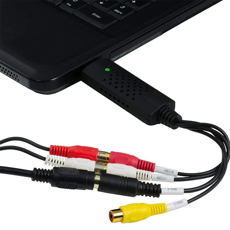 Capturadora de vídeo USB para digitalizar VHS y DVD