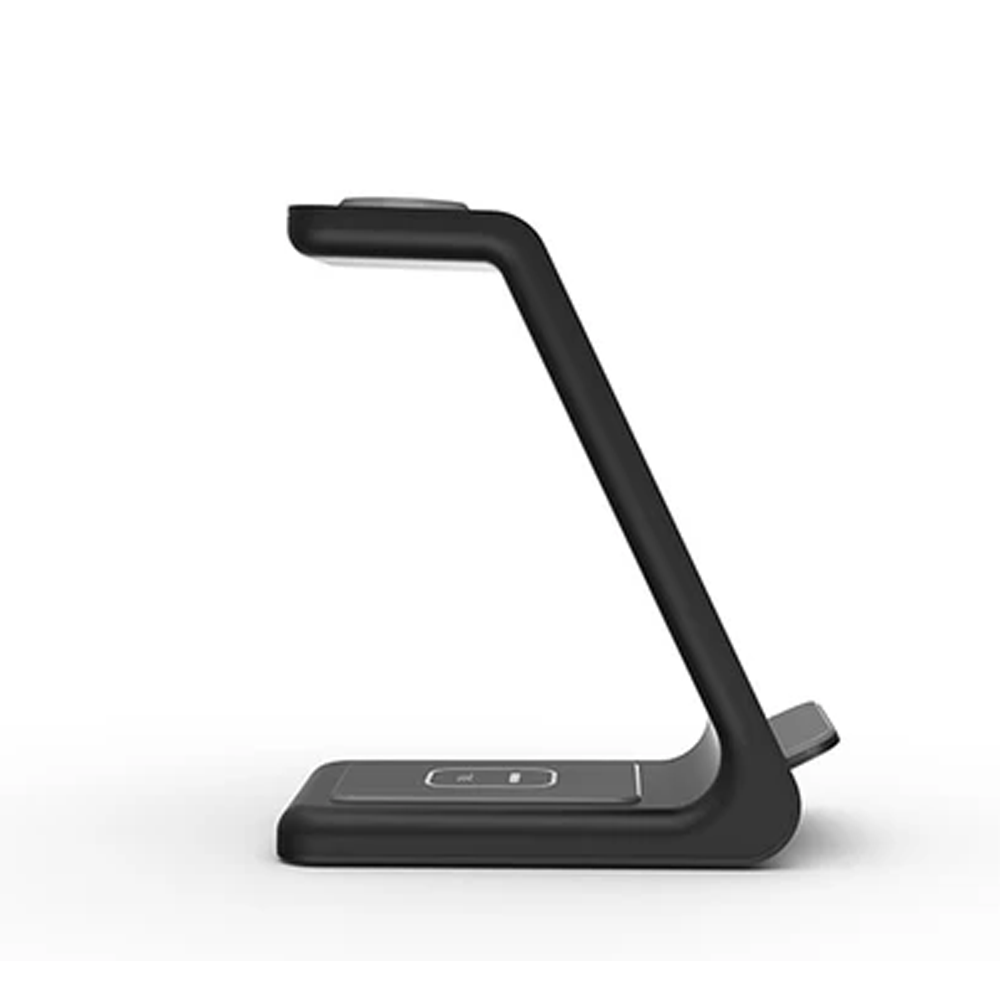 Cargador inalámbrico 3 en 1 para móvil, smartwatch y auriculares
