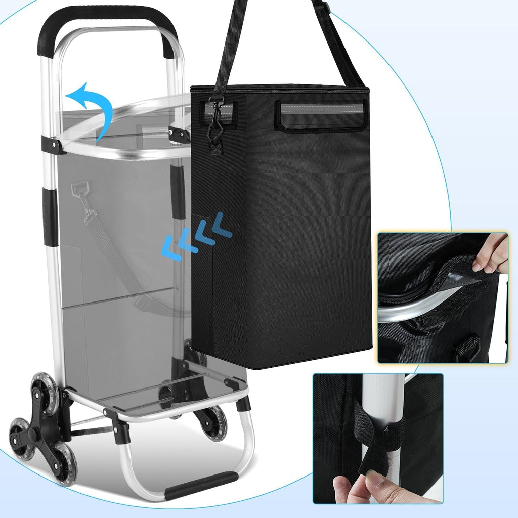 Carro de la compra plegable de 40 l