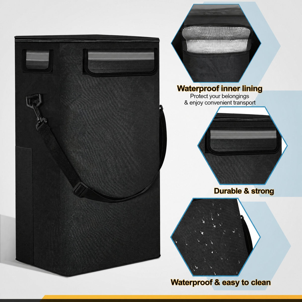 Carro de la compra plegable de 40 l