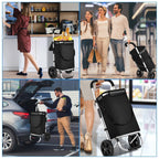 Carro de la compra plegable de 40 l