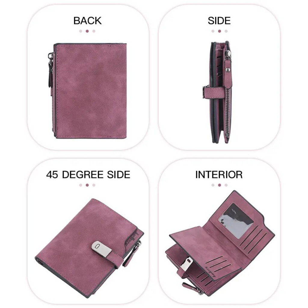 Cartera compacta con cierre magnético