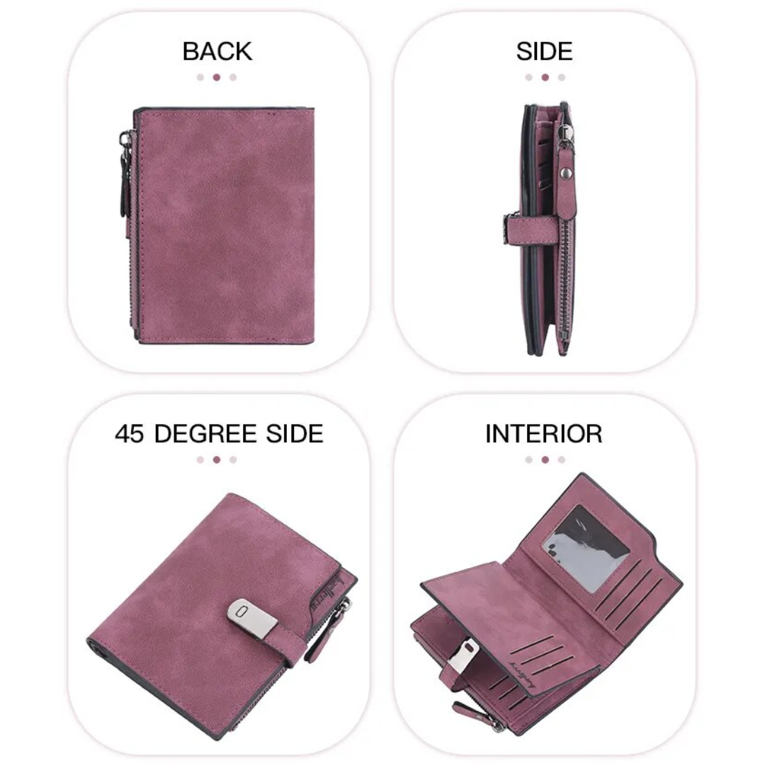Cartera compacta con cierre magnético