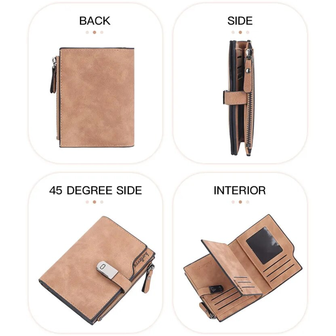 Cartera compacta con cierre magnético