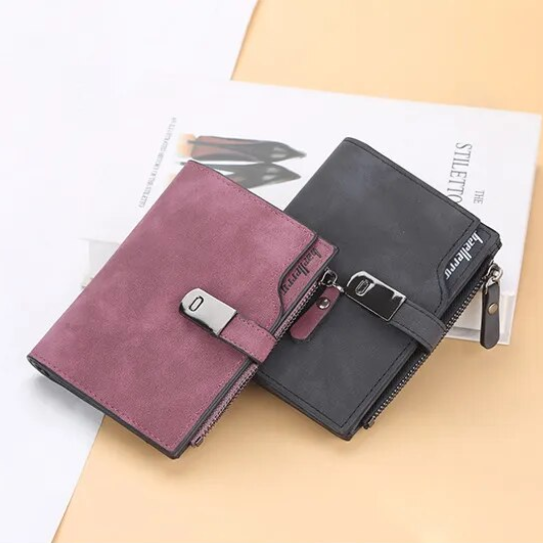 Cartera compacta con cierre magnético