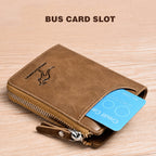 Cartera con bloqueo RFID para hombre