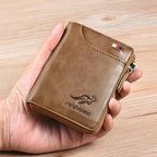 Cartera con bloqueo RFID para hombre
