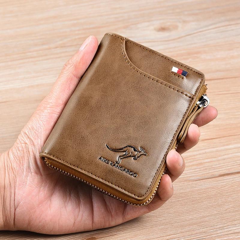Cartera con bloqueo RFID para hombre