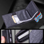 Cartera para hombre con tarjetero automático