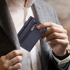 Cartera para hombre con tarjetero automático