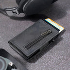Cartera para hombre con tarjetero automático
