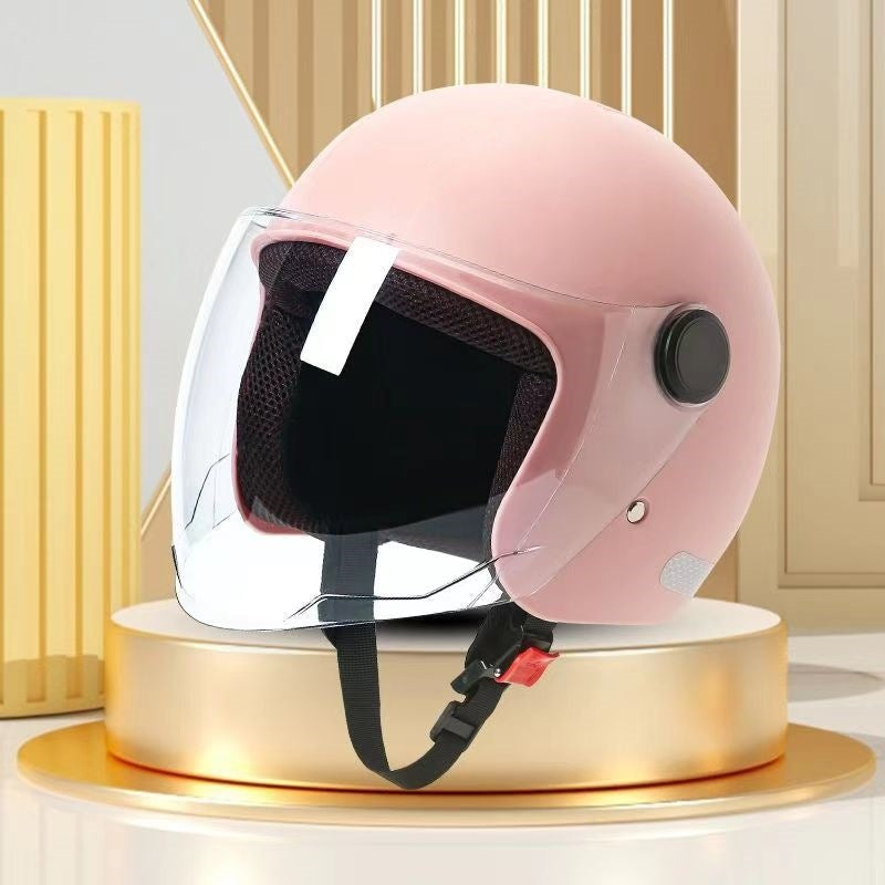 Casco de moto elegante para mujer