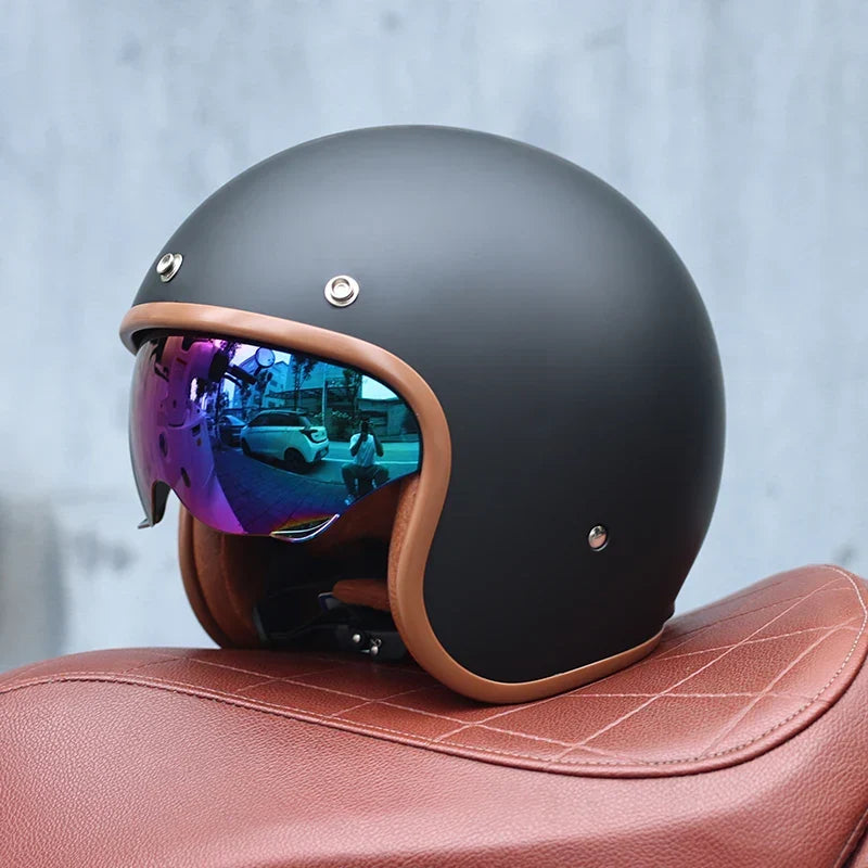 Casco de moto retro 3/4 cara abierta – Valor
