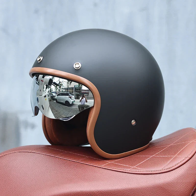 Casco de moto retro 3/4 cara abierta – Valor
