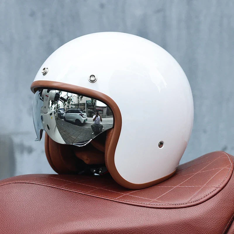 Casco de moto retro 3/4 cara abierta – Valor