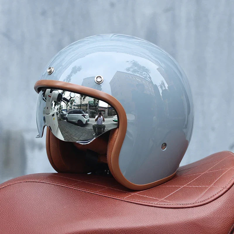 Casco de moto retro 3/4 cara abierta – Valor