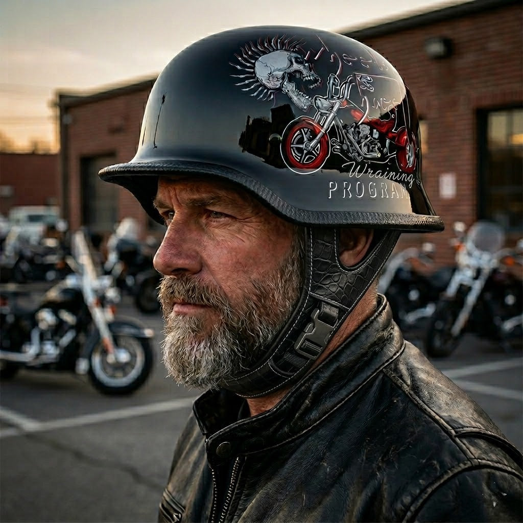 Casco medio M35 Stahlhelm retro – Homologado DOT y ECE