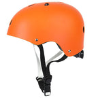 Casco multideporte de perfil bajo con forro EPS absorbente de impactos y correa de barbilla ajustable