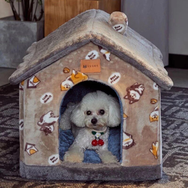 Caseta plegable para perros y gatos