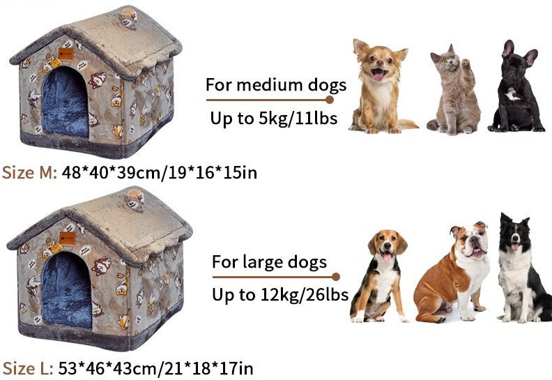 Caseta plegable para perros y gatos