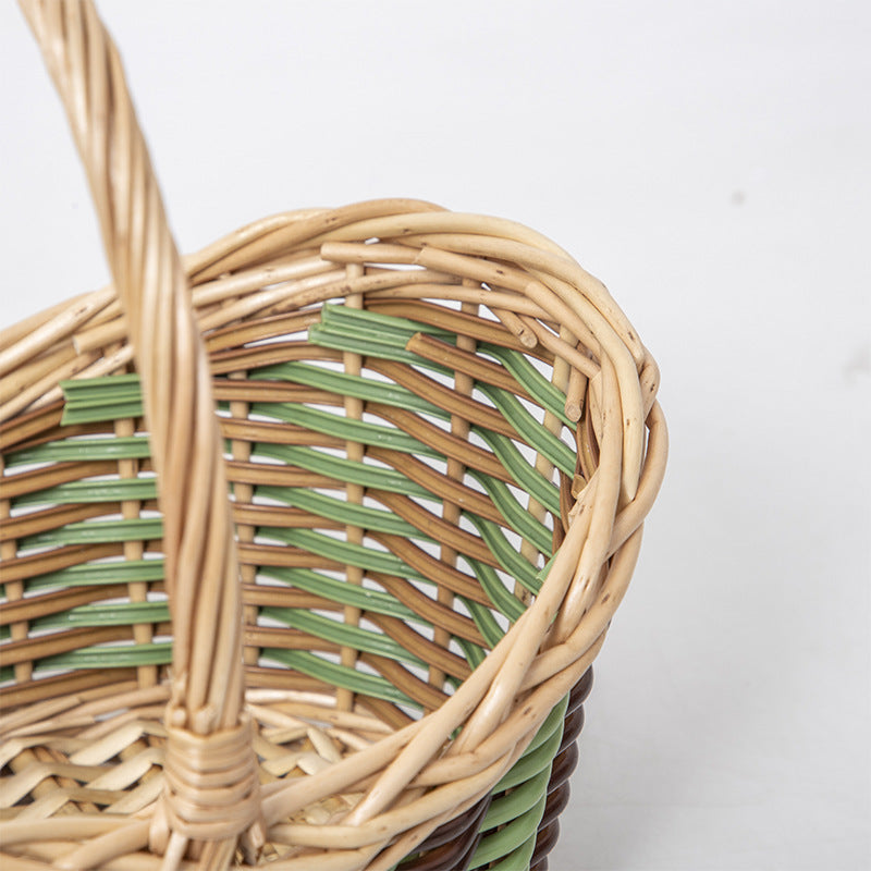 Cesta con asa ergonómica de transporte