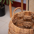 Cesta de almacenaje decorativa