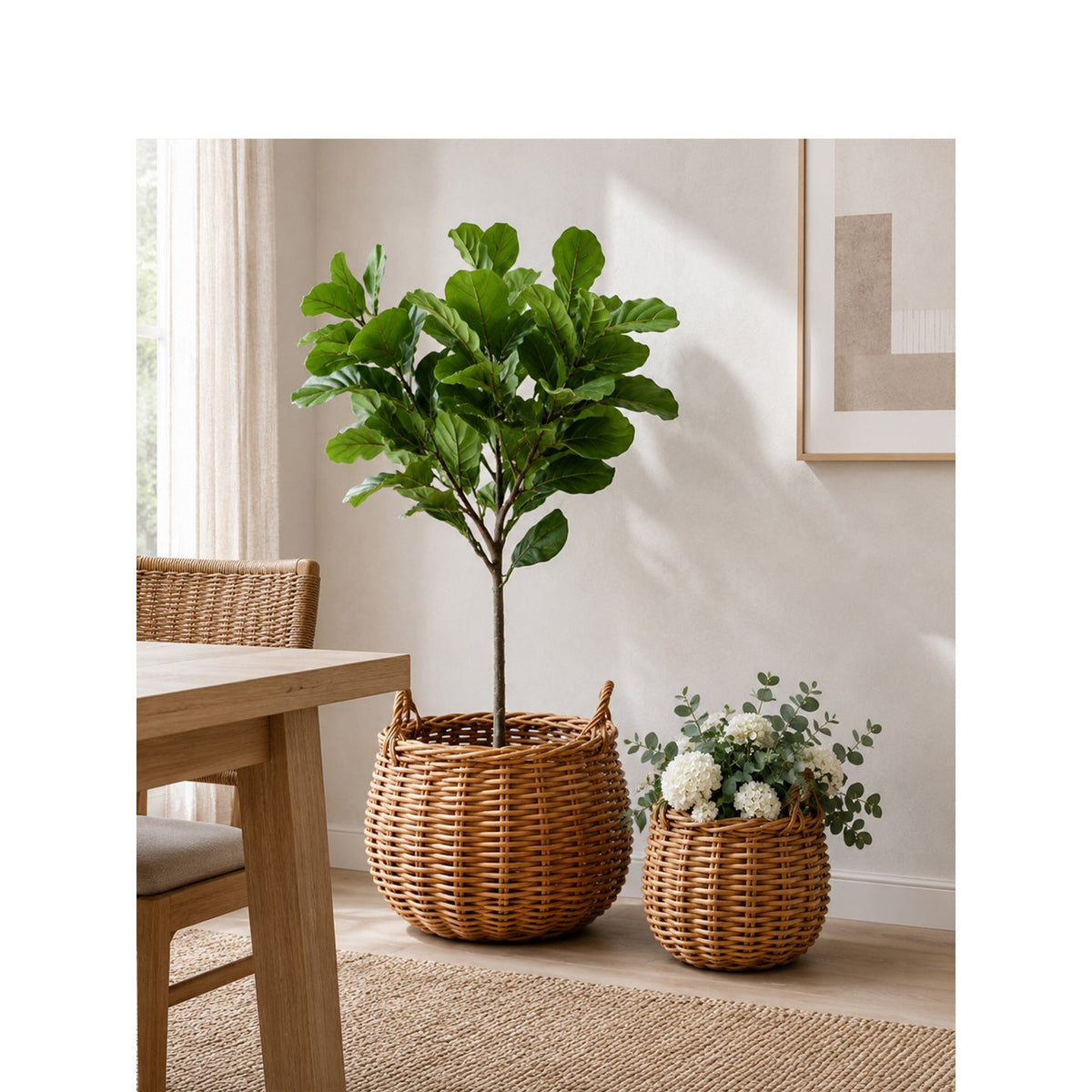 Cesta de almacenaje decorativa
