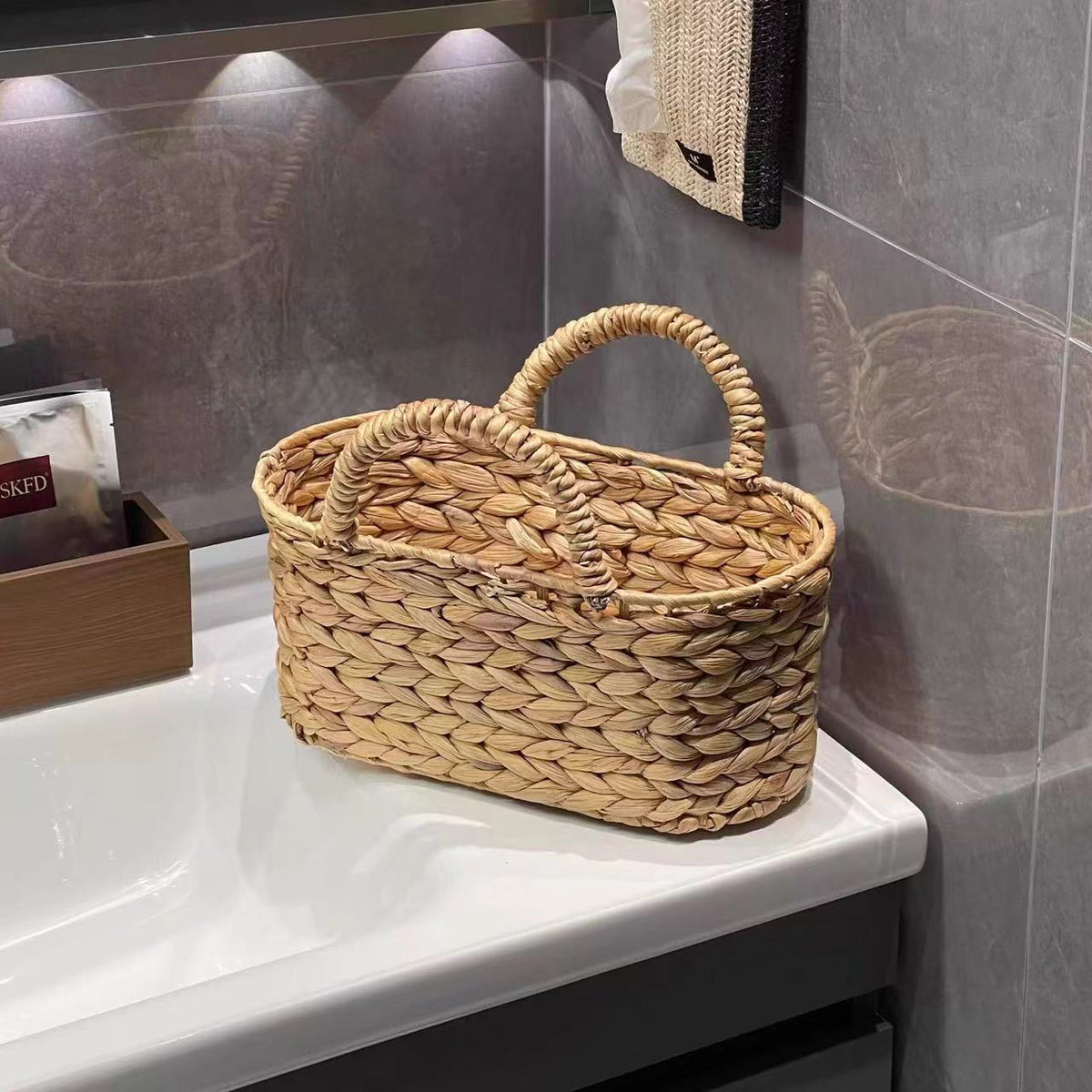 Cesta decorativa de almacenaje