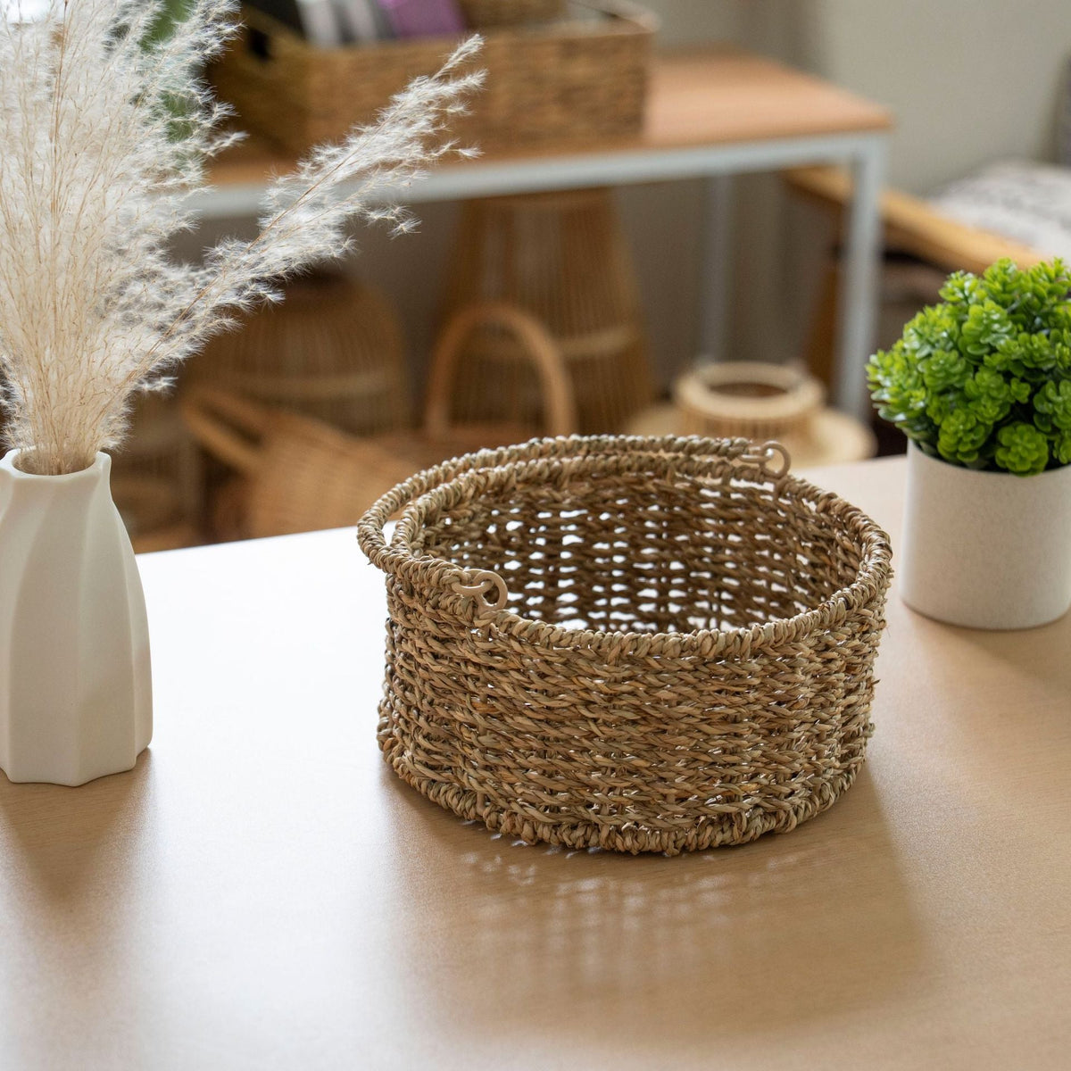 Cesta decorativa de almacenaje