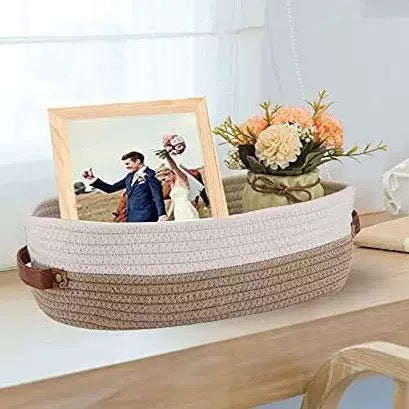 Cesta decorativa de almacenaje