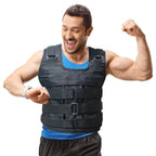 Chaleco lastrado ajustable para caminar y correr
