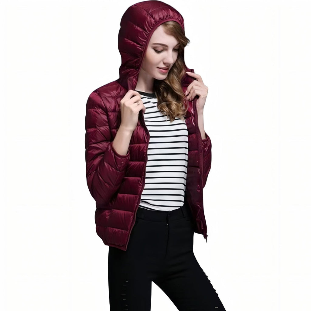 Chaqueta Acolchada de Senderismo Compresible para Mujer