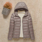 Chaqueta Acolchada de Senderismo Compresible para Mujer