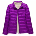 Chaqueta Acolchada de Senderismo Compresible para Mujer