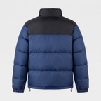 Chaqueta acolchada de plumón para hombre - Diseño color block, 700 fill power