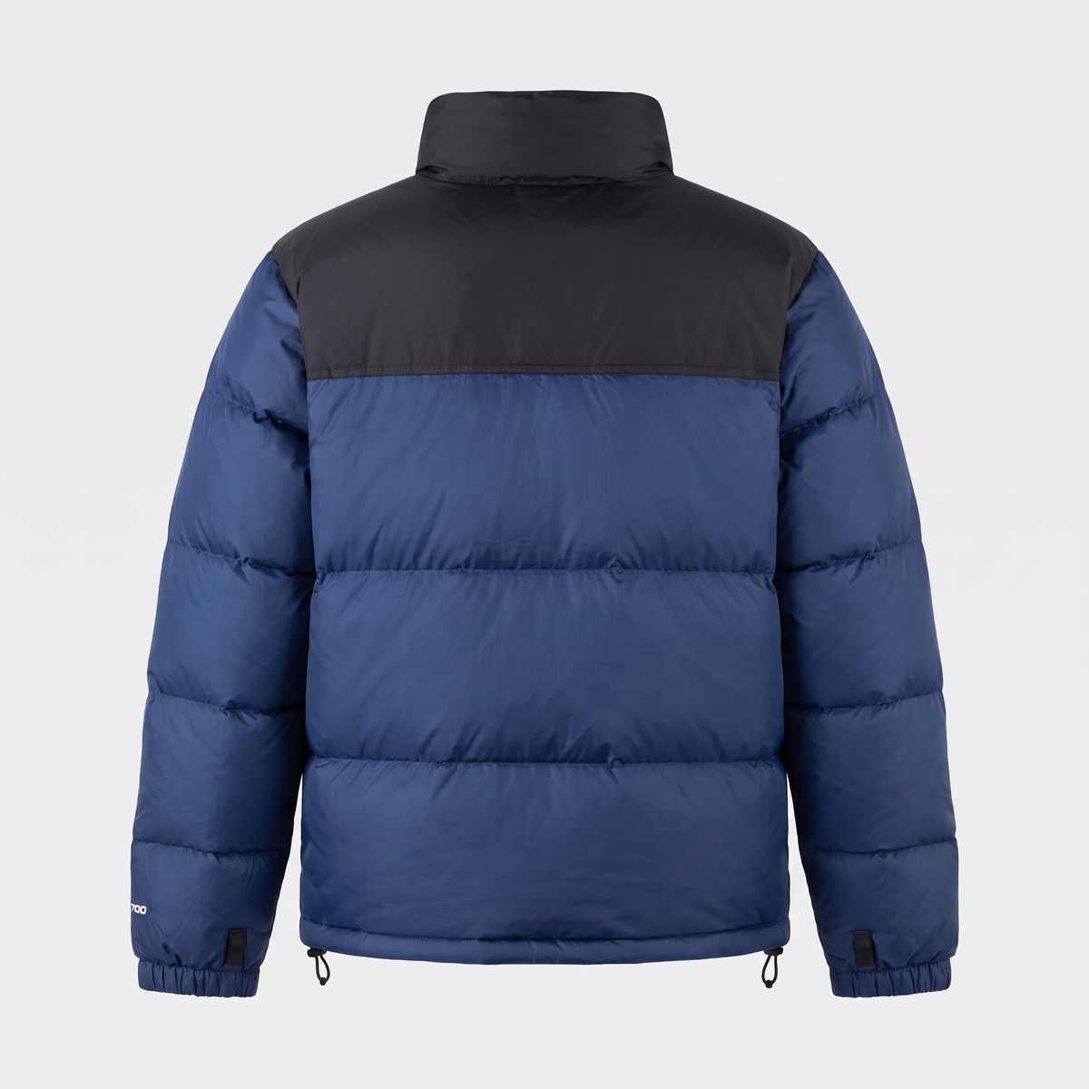 Chaqueta acolchada de plumón para hombre - Diseño color block, 700 fill power