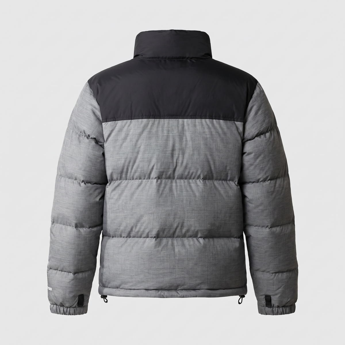 Chaqueta acolchada de plumón para hombre - Diseño color block, 700 fill power