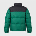 Chaqueta acolchada de plumón para hombre - Diseño color block, 700 fill power