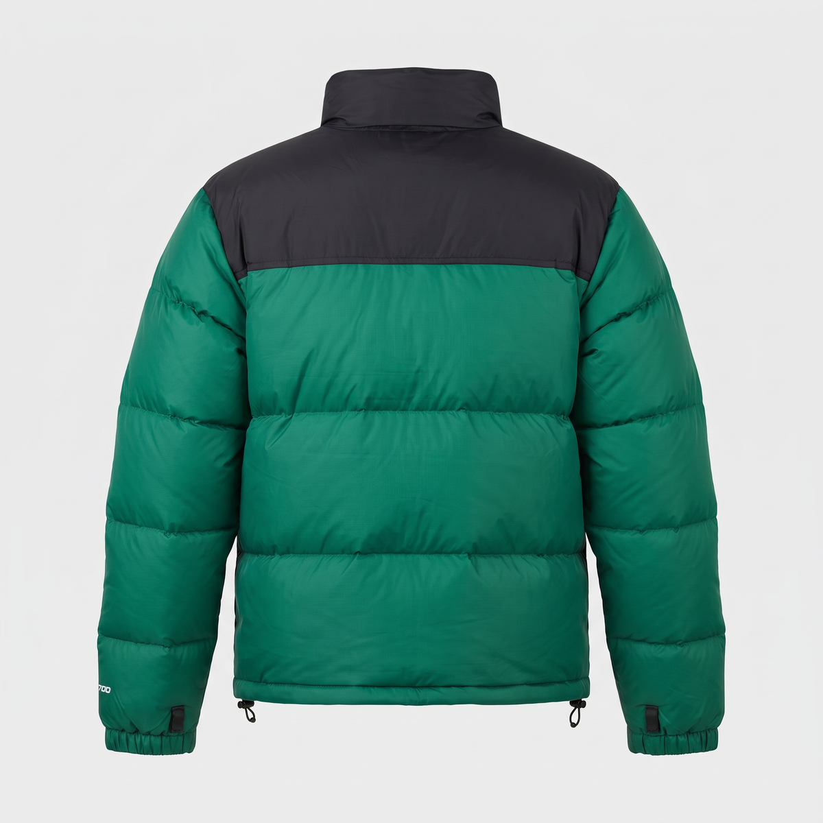 Chaqueta acolchada de plumón para hombre - Diseño color block, 700 fill power