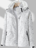 Chaqueta con capucha impermeable y cortavientos para mujer