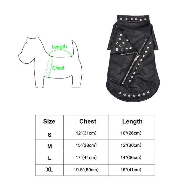 Chaqueta de piel sintética para mascotas