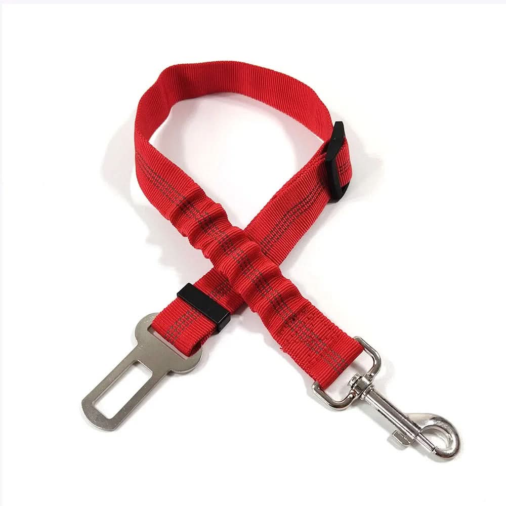 Cinturón de seguridad ajustable para perros en el coche
