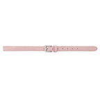 Cinturón rosa de piel vegana ajustable unisex