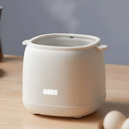 Cocedor de huevos eléctrico con carcasa de ABS | Funcionamiento con un botón y apagado automático | Huevos perfectamente